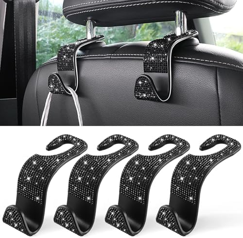 LivTee Car Seat Headrest Hook, Auto Seat Hook Hangers Storage Organizer by LivTee