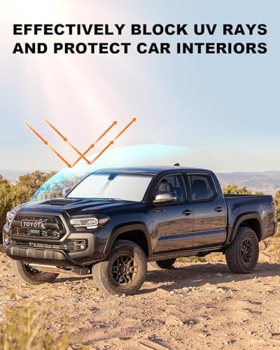 Foldable Front Windshield Sunshade fit - Image 6