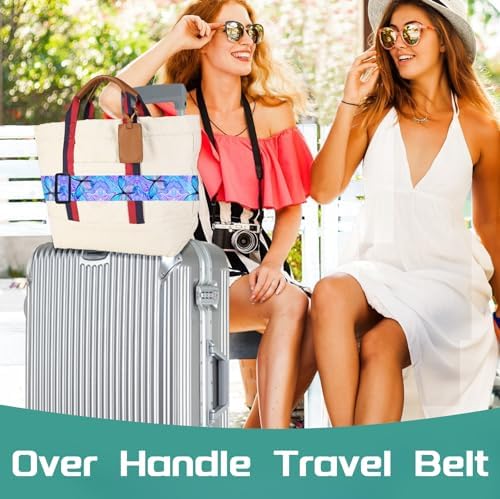 Slohif Luggage Straps for Suitcases Travel Belt Accessories Luggage Connector - Image 6