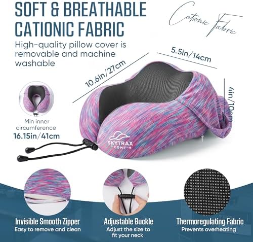 SkytraxComf® Travel Neck Pillow - Image 6