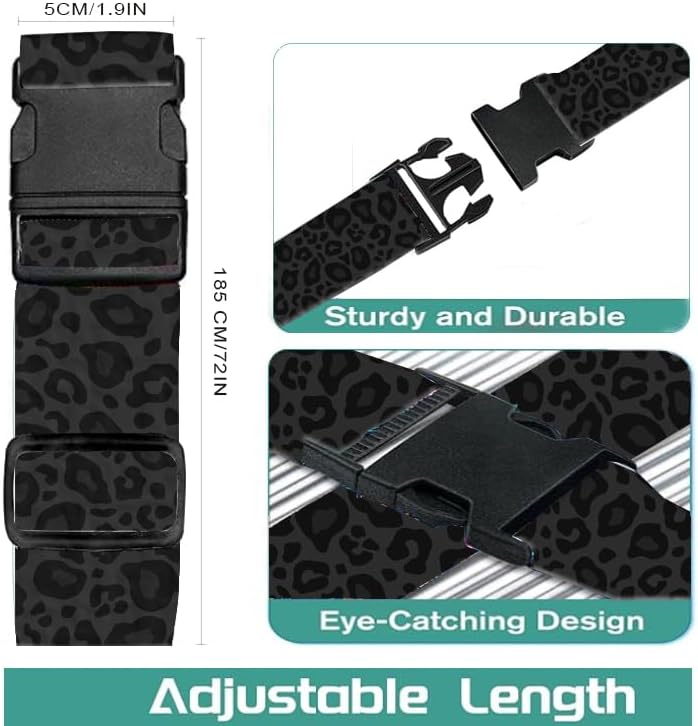 Luggage Straps for Suitcases Travel Belt Accessories, Cute Suitcase Strap - Image 5