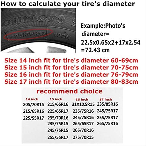 Bigfoot American Flag Spare Tire Cover Wheel Protector Universal Fit - Image 6