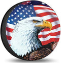 Spare Tire Cover American Eagle Flag Polyester Universal Waterproof Corrosion by YZ-MAMU