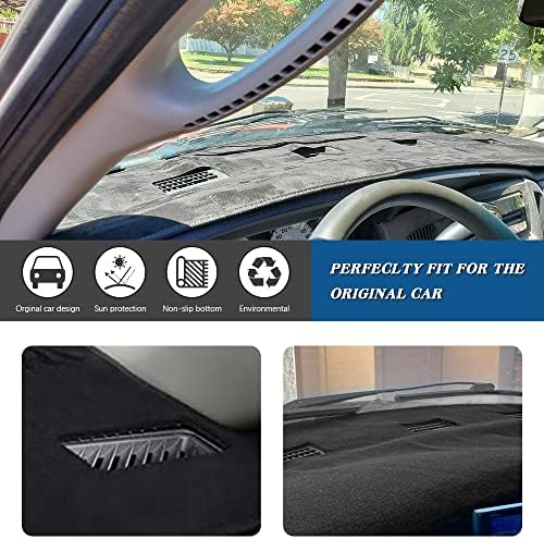 Black Dashboard Cover Dash Cover Mat Compatible - Image 2