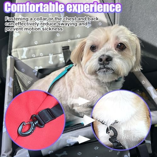 Pet Car Seat, Waterproof Oxford Dog Car Booster Seats - Image 5