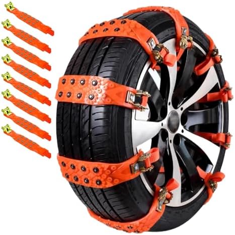Snow Tire Chains for Fiat 124 Spider Classica Convertible 2017-2020, Traction by Unknown