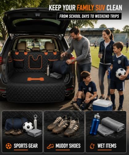 SUV Cargo Liner for Dogs, Waterproof Dog Trunk Cover - Image 4