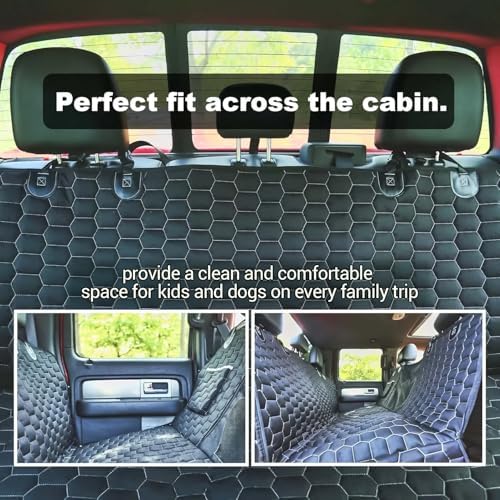 Meginc Dog Car Seat Cover for Trucks, Dog Seat Cover for Back Seat Protector - Image 5