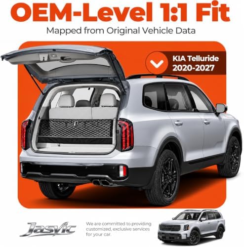 3-Layer Cargo Net for Kia Telluride 2020-2027, Zoned Storage Trunk Net - Image 3