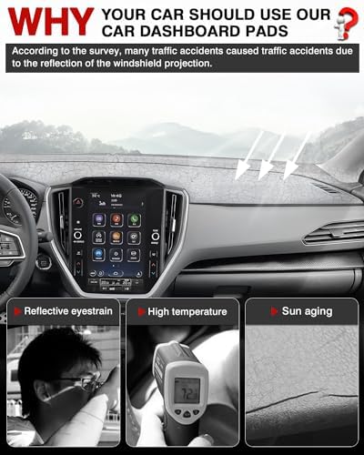 Autorder Dashboard Cover Mat for 2024 2025 2026 Subaru Crosstrek Accessories - Image 2