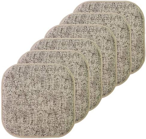 Sweet Home Collection Chair Cushion Memory Foam Pads Honeycomb Pattern Slip Non by SweetHomeCollection
