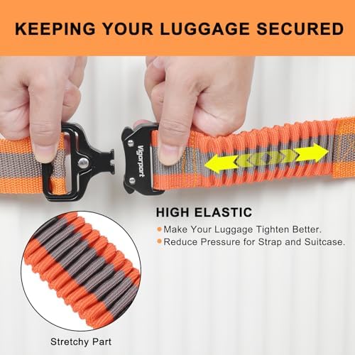 Vigorport Luggage Straps for Suitcases TSA Approved Suitcase Belt - Image 2