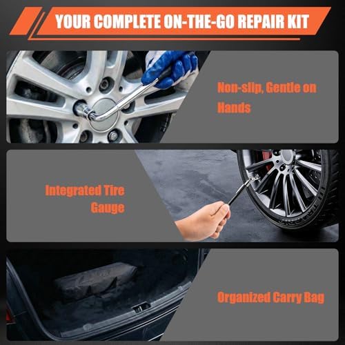 3 Ton Car Jack, Universal Heavy Duty Scissor Jack, Professional Spare Tire - Image 6