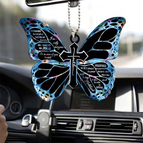 Butterfly Car Hanging Ornament, Hanging Charm Home Decoration Keepsake - Image 2