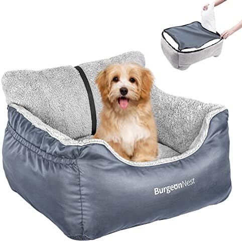 BurgeonNest Dog Car Seat for Small Dogs & Cats Under 25 lbs by Lifelongfriendsbelovedfamily