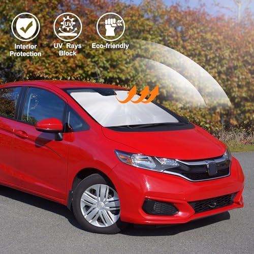 Windshield Sun Shade for 2015-2020 Honda Fit Accessories - Image 6