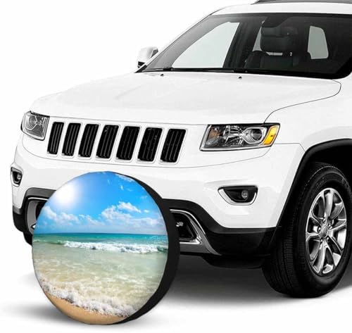 Sunny Beach Spare Tire Cover 15 inch Wheel Beautiful Beach Protectors - Image 3