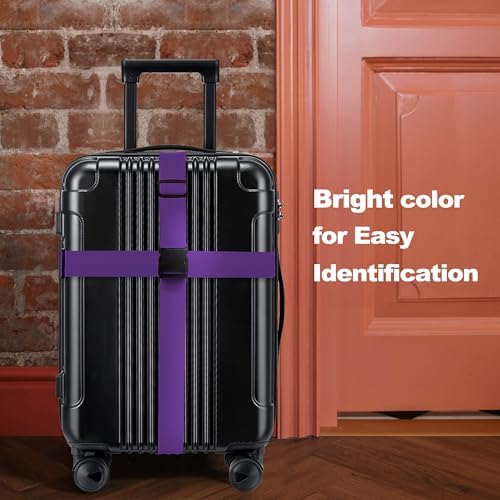 Chelmon Luggage Straps for Suitcases TSA Approved Travel Essentials 4 Pack - Image 6