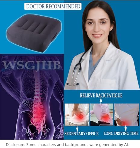 WSGJHB Office Chair Cushion Pillow Adult Seat Cushions - Image 5