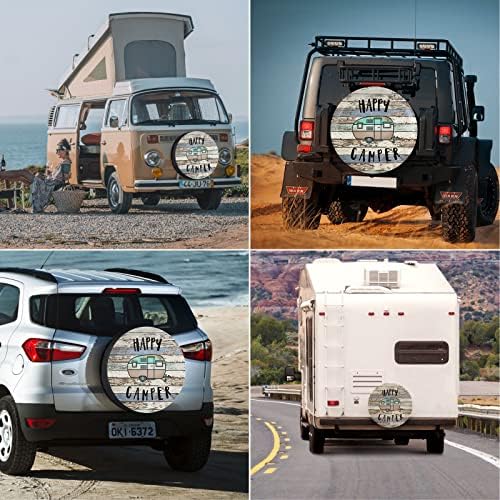Happy Camper Spare Tire Cover Dust-Proof - Image 4