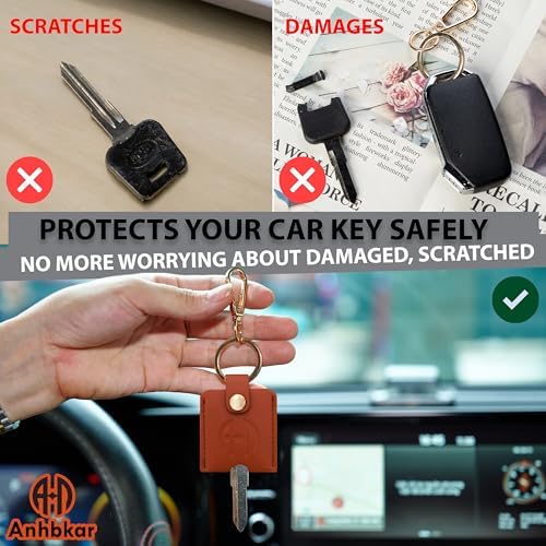 Leather Key Cover for Broken Car Key Loop Replacement - Image 4