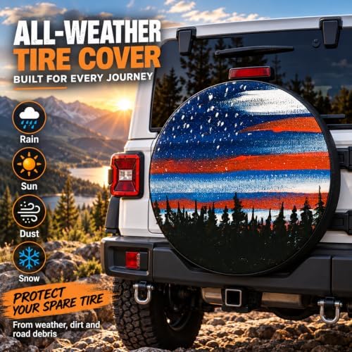 Spare Tire Cover Waterproof Sun Protection Fit - Image 2