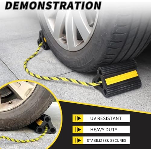 Vacallity RV Wheel Chocks for RV Camper Travel Trailer Car Truck - Image 5