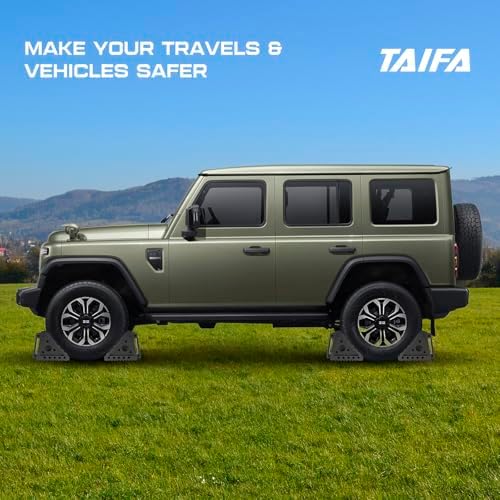 Taifa 4PCS Heavy Duty Rubber Wheel Chocks - Image 7