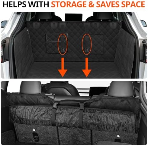 Cargo Liner for Tesla Model Y 2020-2027 Waterproof 600D Trunk Dog Mat - Image 4