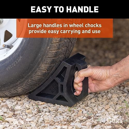 CURT 22802 HD Wheel Chocks 2-Pack - Image 5