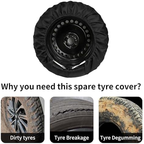 4-Pack RV Tire Covers, Waterproof & UV Resistant Wheel Covers - Image 2