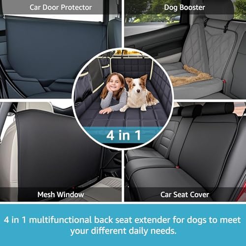 Lassie Dog Car Seat Covers for Back Seat, Waterproof Dog Car Hammock - Image 2