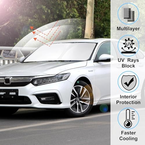 Windshield Sun Shade Sunshade for 2018-2022 Honda Accord - Image 2