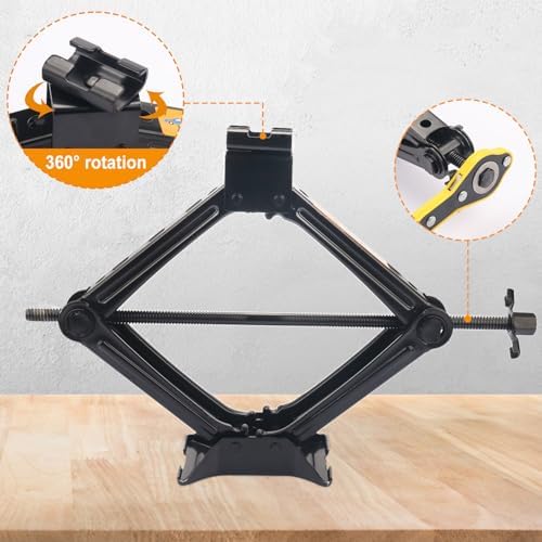 2 Pack 2T Scissor Jack for Car - Image 4