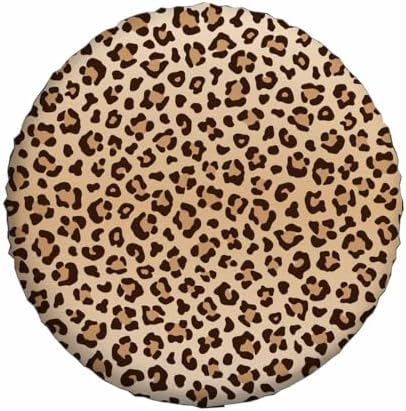 Leopard Print Spare Tire Cover 17 inch Wheel Animal Print Protectors - Image 2