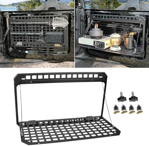 MAIKER OFF ROAD Tailgate Table Rear Foldable Cargo Shelf Aluminum Alloy Storage by MAIKEROFFROAD