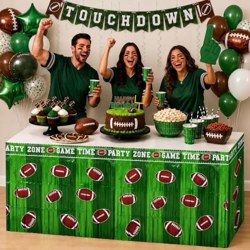 Football Party Decorations Football Fringe Table Skirt - Image 4