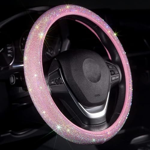 Pink Bling Car Steering Wheel Cover by Carwales