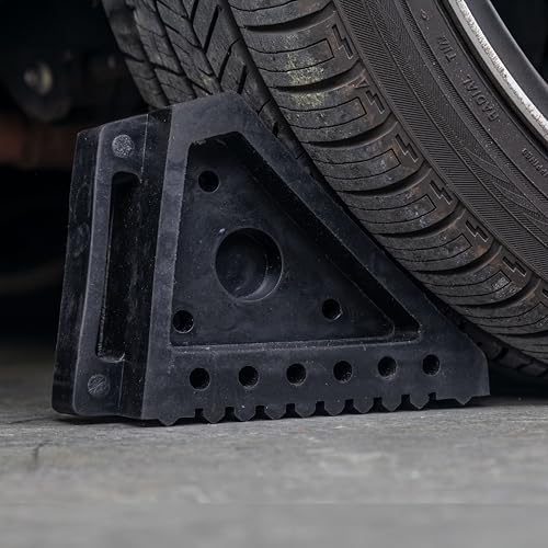 A20014 Arcan Solid Rubber Wheel Chocks - Image 5
