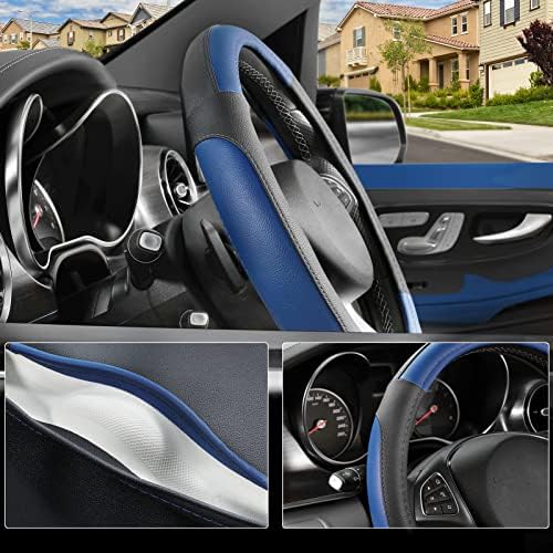 SEG Direct Steering Wheel Cover 14.5-15 inch Car Auto Interior Accessories - Image 3