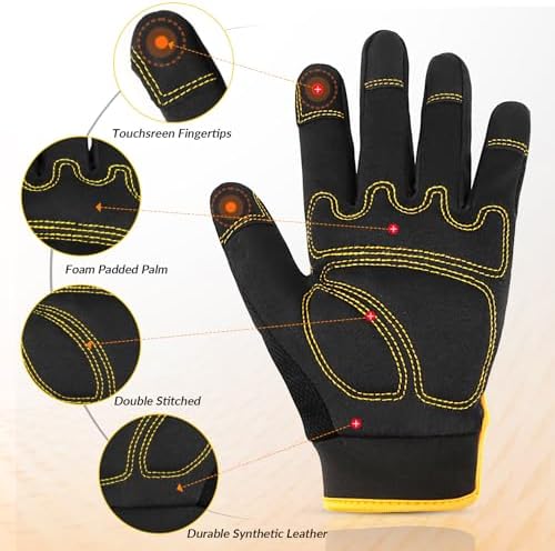 Work Gloves Women 2 Pairs, UltraLight Gardening Gloves, Houseworking, - Image 2