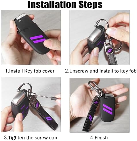 YOSRTER Key Fob Cover with Keychain - Image 5