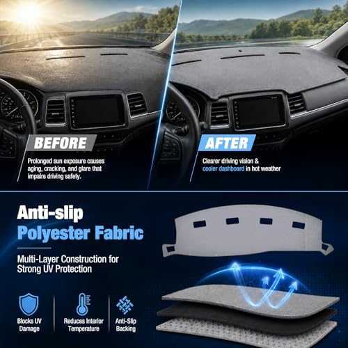 Dashboard Dash Cover Mat Carpet Compatible - Image 3