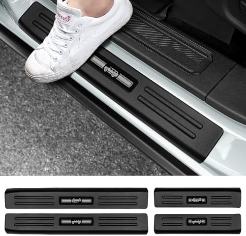 Hellet 4PCS Car Door Sill Protector - Image 2