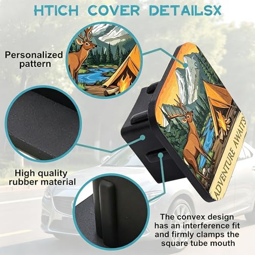 Adventure Awaits Hitch Cover Fits - Image 3