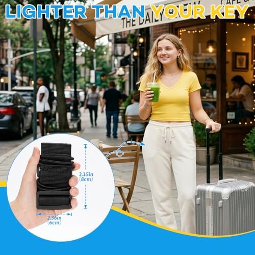 6 Pack Adjustable Multi Use Luggage Connector Straps - Image 5