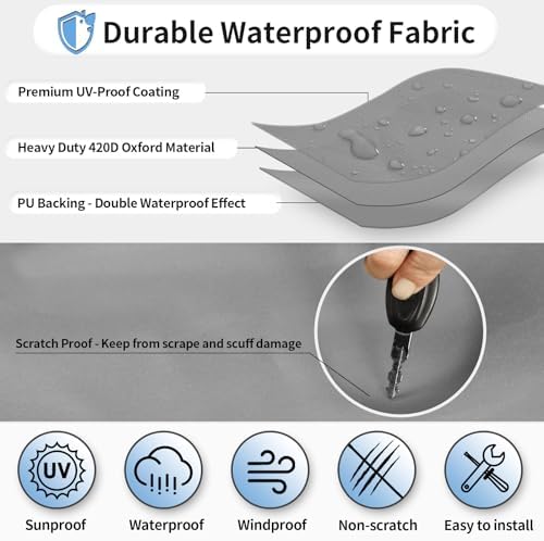 OutdoorLines Waterproof RV Tire Covers Dual Axle Cover - Image 2