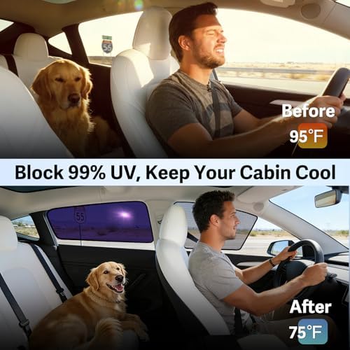 ZATOOTO Tesla Model Y Car Window Shades 2020-2026 - Image 3