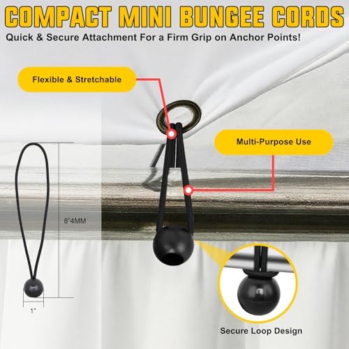 Nilight Ultimate Heavy Duty Outdoor Bungee Cord Assortment | Includes 36 Pcs - Image 6