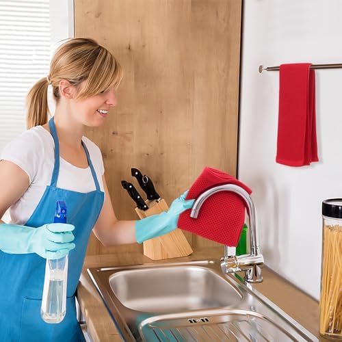Kitinjoy 100% Cotton Waffle 6-Pack Kitchen Towels - Image 6